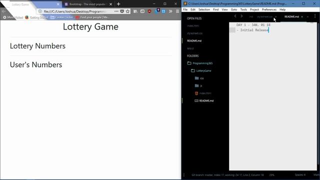 Programming365 || Making the HTML look nice with Bootstrap || Day 2 смотреть онлайн