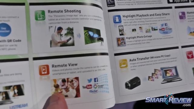 CES 2014 Panasonic HC V550 Full HD Camcorder WiFi & NFC HC V550K SmartReview com смотреть онлайн