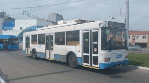 Маршрут М9/4 на Trolza-5275.07 “Optima” Аэропорт-Ж.Д.В-Аэропорт