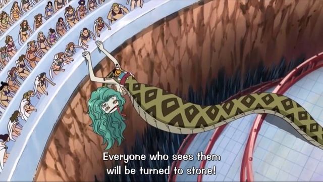 One Piece: Luffy hides the Gorgon sister's back in Amazon Lilly смотреть онлайн