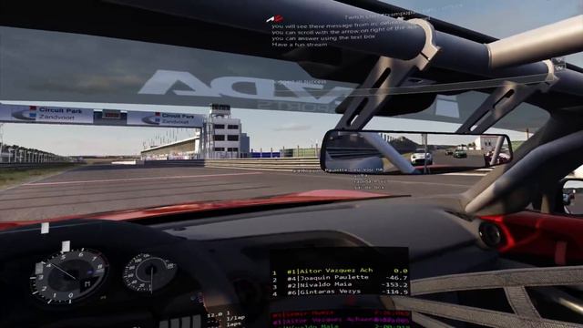 Directo Assetto Carrera WSS Zandvoort Mazda MX5 Cup смотреть онлайн