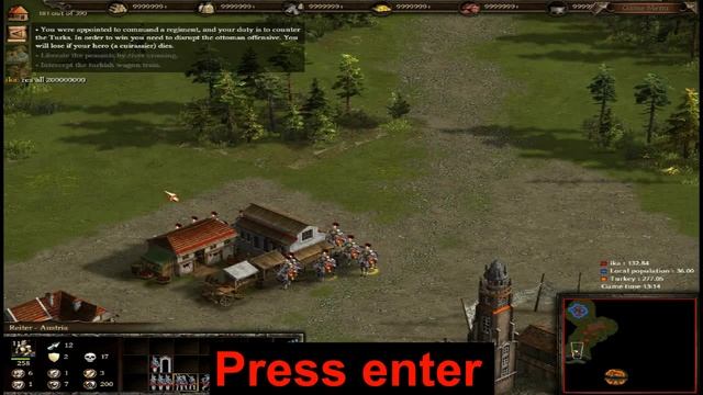 Cossacks 3 - cheat resources смотреть онлайн