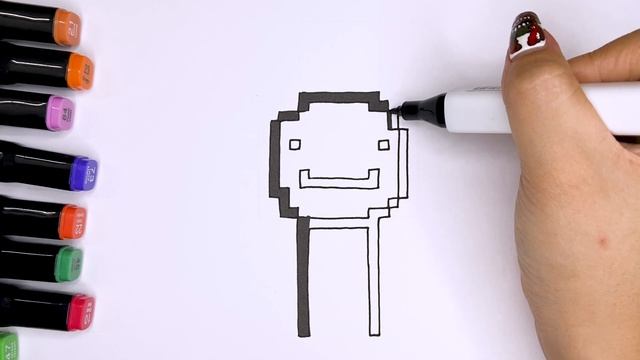 How to Draw Dream | Minecraft | DREAM MINECRAFT смотреть онлайн