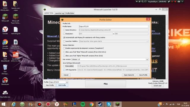 MİNECRAFT JAVA SE BİNARY STOP HAS WORKİNG(ÇALIŞMAYI DURDURDU) смотреть онлайн