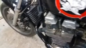 Хододный запуск хонда сб 750