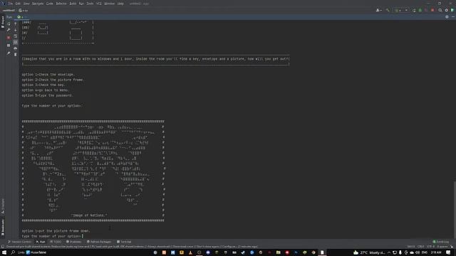 simple escape room rpg in python смотреть онлайн