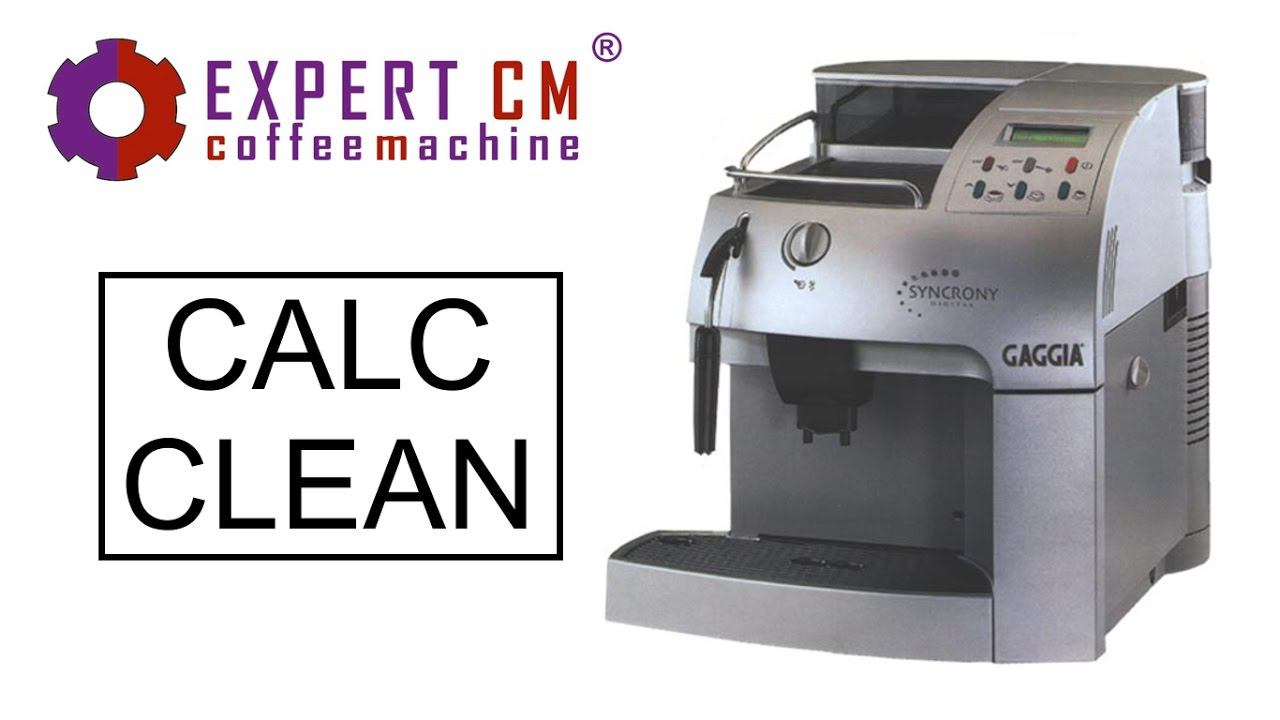 Чистка от накипи кофемашины Gaggia Syncrony Digital смотреть онлайн