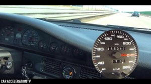 700HP Audi 200 2.2 20V Turbo Quattro - Autobahn Top Speed Run - POV Acceleration
