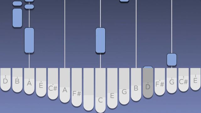 Snowy - Undertale【Kalimba Tutorial】【Tabs】 смотреть онлайн