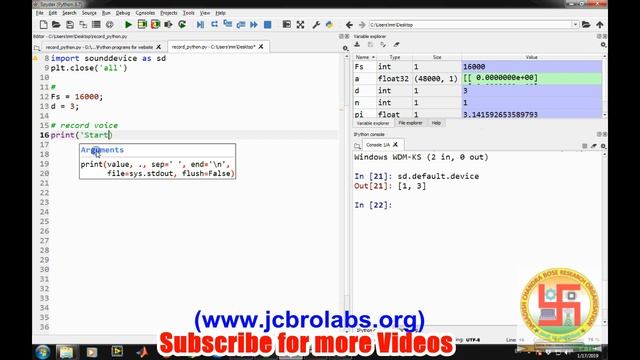 How to Record Sound/Speech using Python?? смотреть онлайн