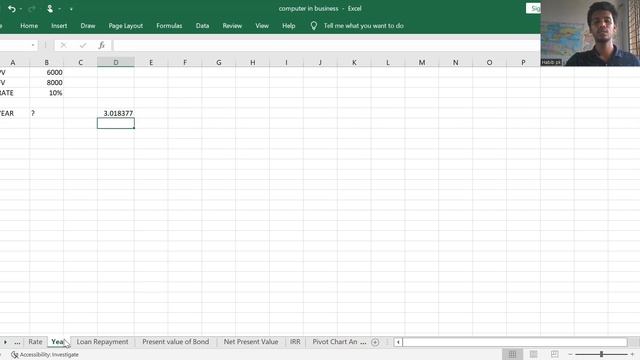 How to calculate RATE & YEAR in Excel Sheet II By Habibullah смотреть онлайн