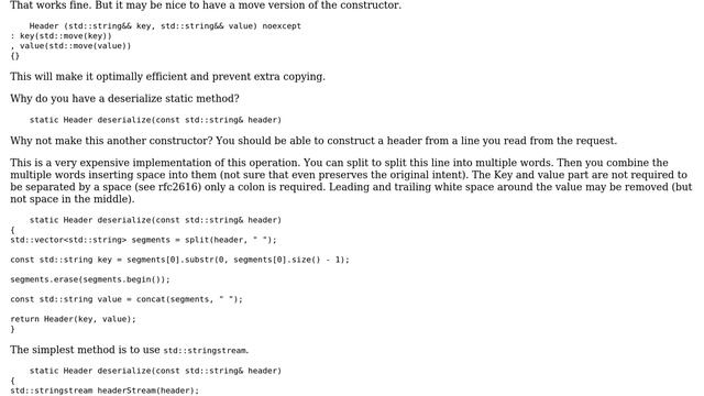 Code Review: Very basic C++ HTTP Parser (3 Solutions!!) смотреть онлайн