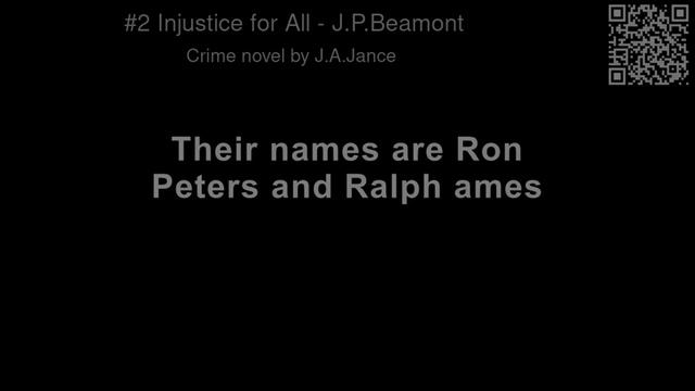 Injustice for All - #2 J.P. Beaumont ?? CC ⚓ by J.A. Jance смотреть онлайн