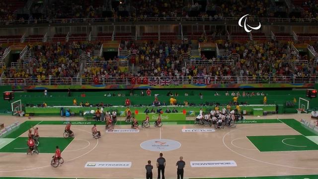 Пралимпийские игры 2016, Баскетбол на колясках, Англия - Турция смотреть онлайн
