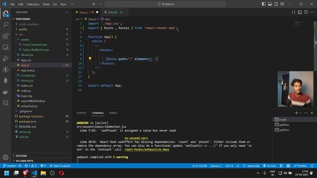 ReactJS | #8 | React Router Dom Demo смотреть онлайн