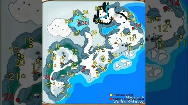 37 TREASURE CHESTS MAP OF BEAST QUEST NANOOK WORLD COMPLETED 100 % смотреть онлайн