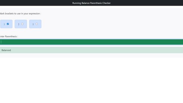 Single Bracket Parenthesis checker | React-Js Beginner Project Idea | Data Structure and Algorithms смотреть онлайн