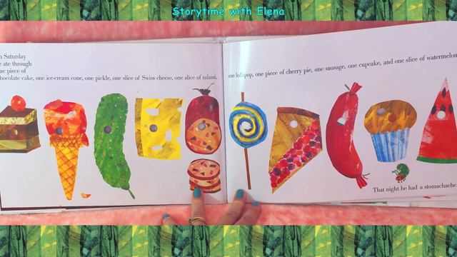 The Very Hungry Caterpillar by Eric Carle - Children's Book Read Aloud | Storytime with Elena смотреть онлайн