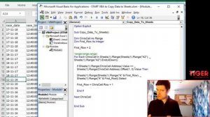 TigerVQ #4 Excel VBA to Copy Data to Worksheets - Full VBA Tutorial