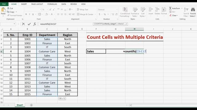 COUNTIFS in Excel - Count with Multiple Criteria смотреть онлайн