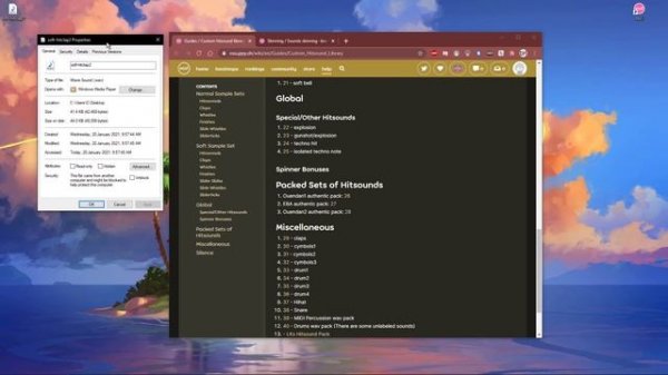 OSU! - How To Use Custom Hitsounds