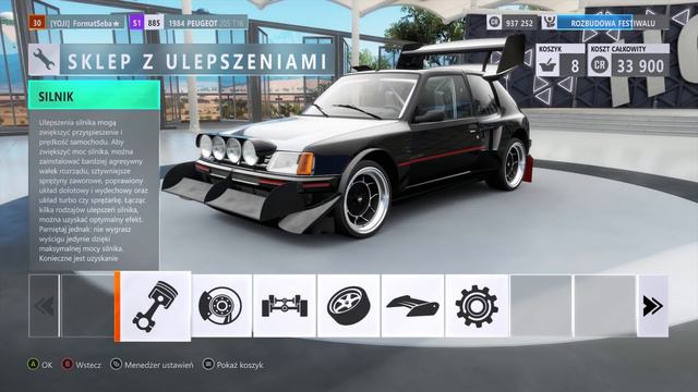 Forza Horizon 3 Tuning 1984 Peugeot 205 T16