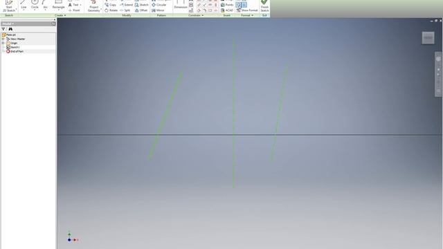 UNI2004: Inventor - Sketch: Format Centerline смотреть онлайн