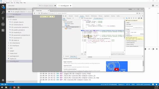 Классы и интерфейсы. TypeScript для начинающих. Урок 2