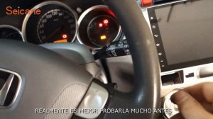 2002-2008 HONDA Jazz Radio removal and upgrade 9 inch HD Touch Screen Android Bluetooth Car Stereo