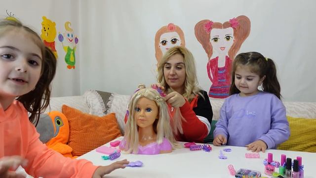Манекен для причёсок. #ИГРЫ #AvetiTV #Milana & Angelina #Hair #Hairstyle #Hairdresser смотреть онлайн