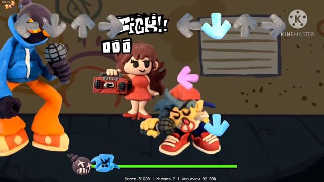 Whitty из пластилина мод/whitty From Clay Mod/русский диалог/fnf