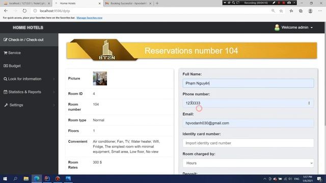 Booking Hotel Full source code Java Spring MVC and Spring boot смотреть онлайн