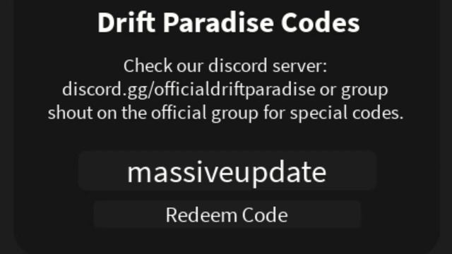 NEW DRIFT PARADISE CODES FOR DECEMBER 2021 | Roblox Drift Paradise Codes NEW DEALERSHIP UPDATE смотреть онлайн
