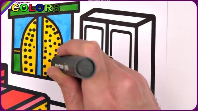 House Bedroom Big marker Pencil Coloring Pages / Akn Kids House смотреть онлайн