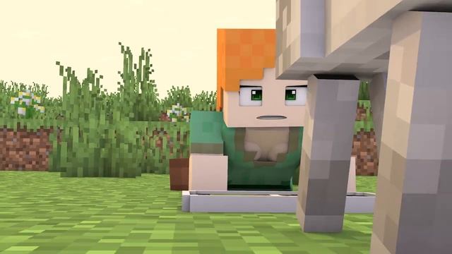 Secret Alex! Steve Caught Alex? - Minecraft Animation