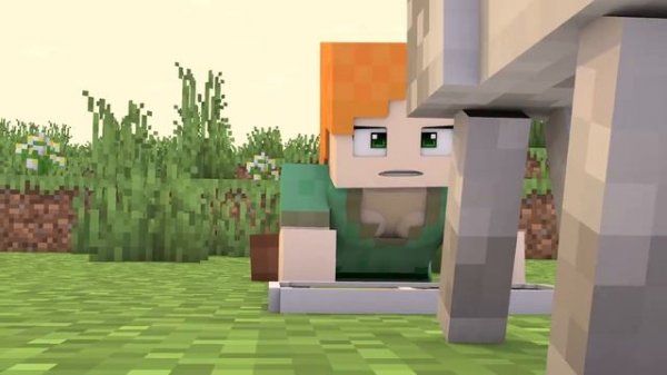 Secret Alex! Steve caught Alex? - minecraft animation