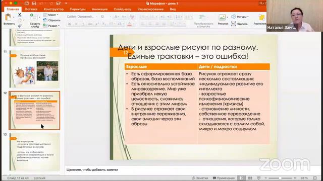 Диагностика по рисункам. Почему нельзя интерпретировать детские рисунки также как и взрослые? смотреть онлайн
