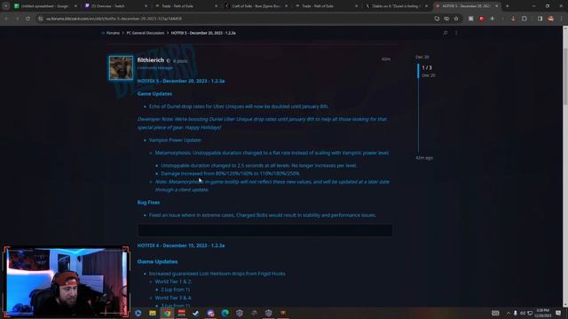 HUGE NEWS Christmas Event Duriel Uber Unique Drop Rates INCREASED Diablo 4 Season 2! смотреть онлайн