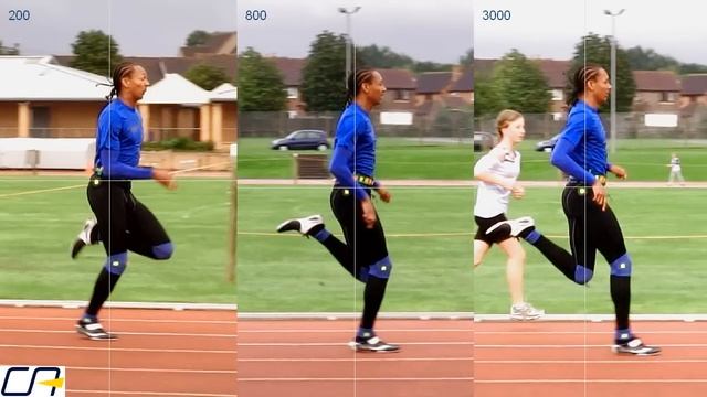 Slow Motion Study of Running At Different Speeds смотреть онлайн