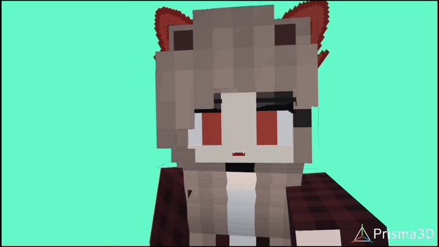 Fox girl,minecraft animation, prisma3D смотреть онлайн