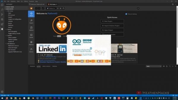 Using Arduino UNO with Microsoft Visual Studio Code & PlatformIO IDE [How-To]