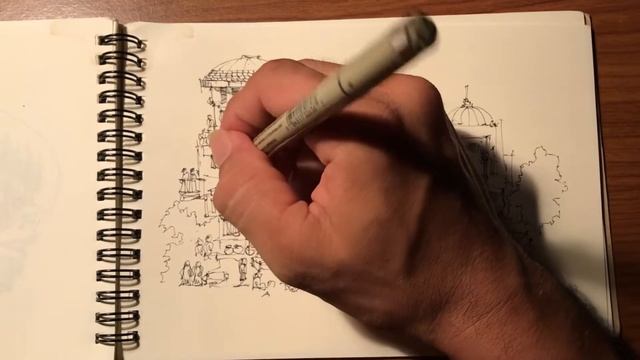 Some sketching of small busy town somewhere in my imagination by JRynard Ep.12 смотреть онлайн