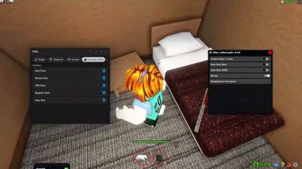 Ohio Script | Auto Farm, Kill Aura, Noclip, Silent Aim, Esp, God Mode, One Hit, Auto Rob, Money Far