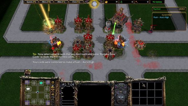 Warcraft 3, Poker Tower Defense #1 смотреть онлайн