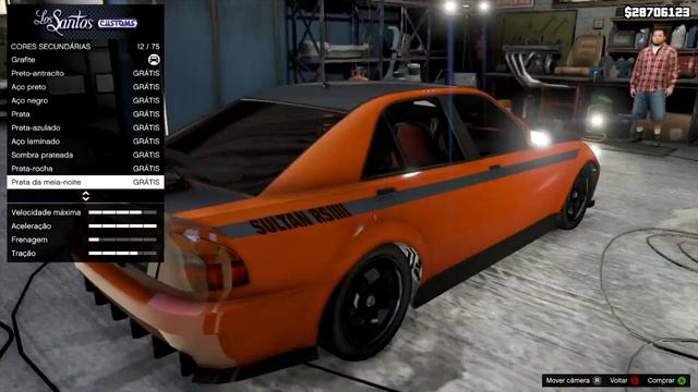 GTA 5 Online Carros raros/secretos #4 - Sultan RS (GTA V) смотреть онлайн