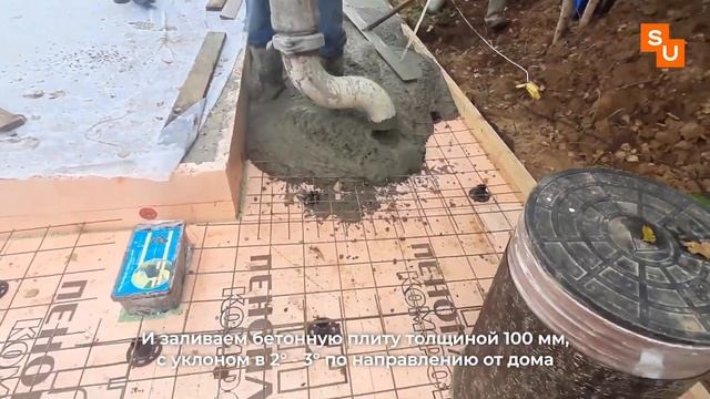 ЖЕЛЕЗОБЕТОННАЯ УТЕПЛЕННАЯ ОТМОСТКА ВОКРУГ ДОМА. ВЕРНОЕ РЕШЕНИЕ смотреть онлайн