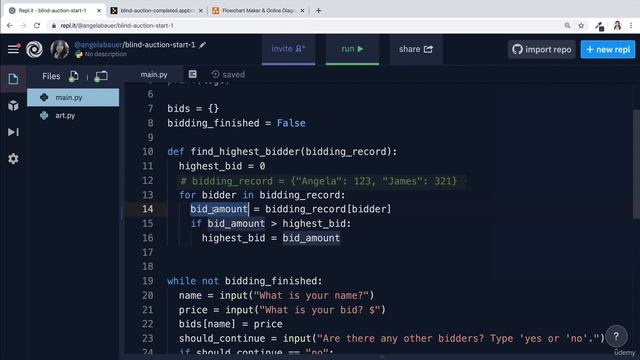 Day 9 - 96-Solution and Complete Code for the Secret Auction Program смотреть онлайн