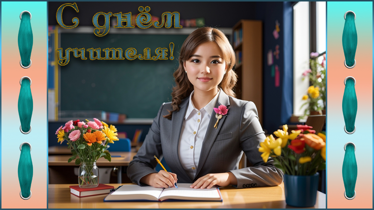 5 октября С Днём учителя!!! Красивое поздравление учителям! Открытка с днём учителя! смотреть онлайн