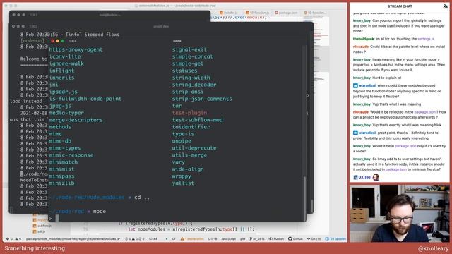 Function External modules - developing node-red stream - 8th February 2021 смотреть онлайн