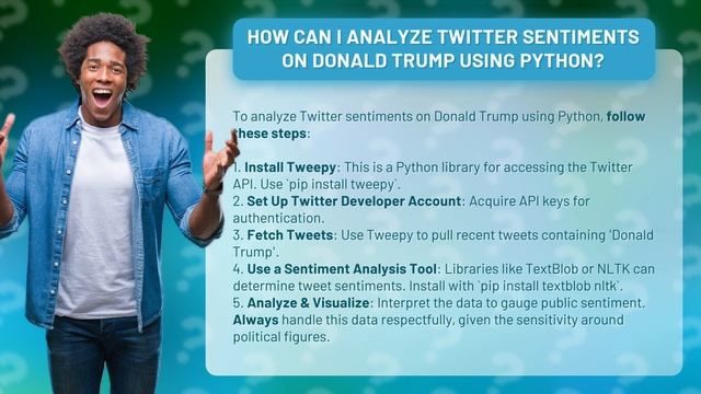 How Can I Analyze Twitter Sentiments on Donald Trump Using Python? смотреть онлайн